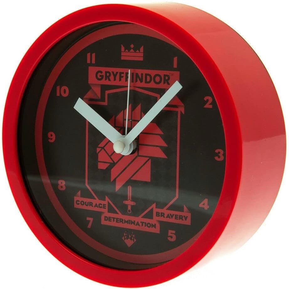 Harry Potter Desktop/Bedside Alarm Clock Gryffindor | Official Merchandise