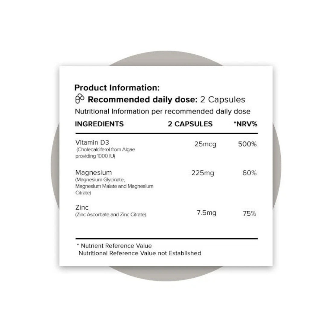 Hey Nutrition Magnesium Complex High Strength – 60 Capsules