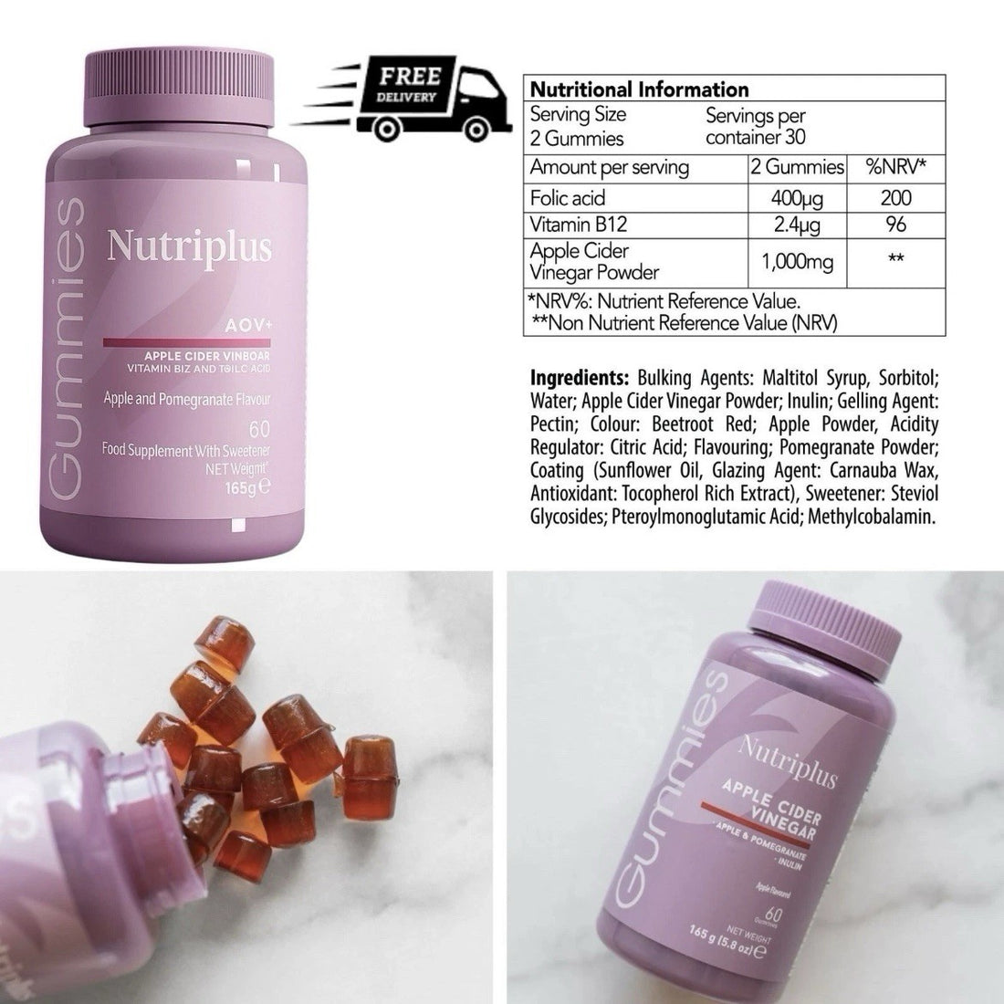 Nutriplus Gummies - Apple Cider Vinegar Farmasi
