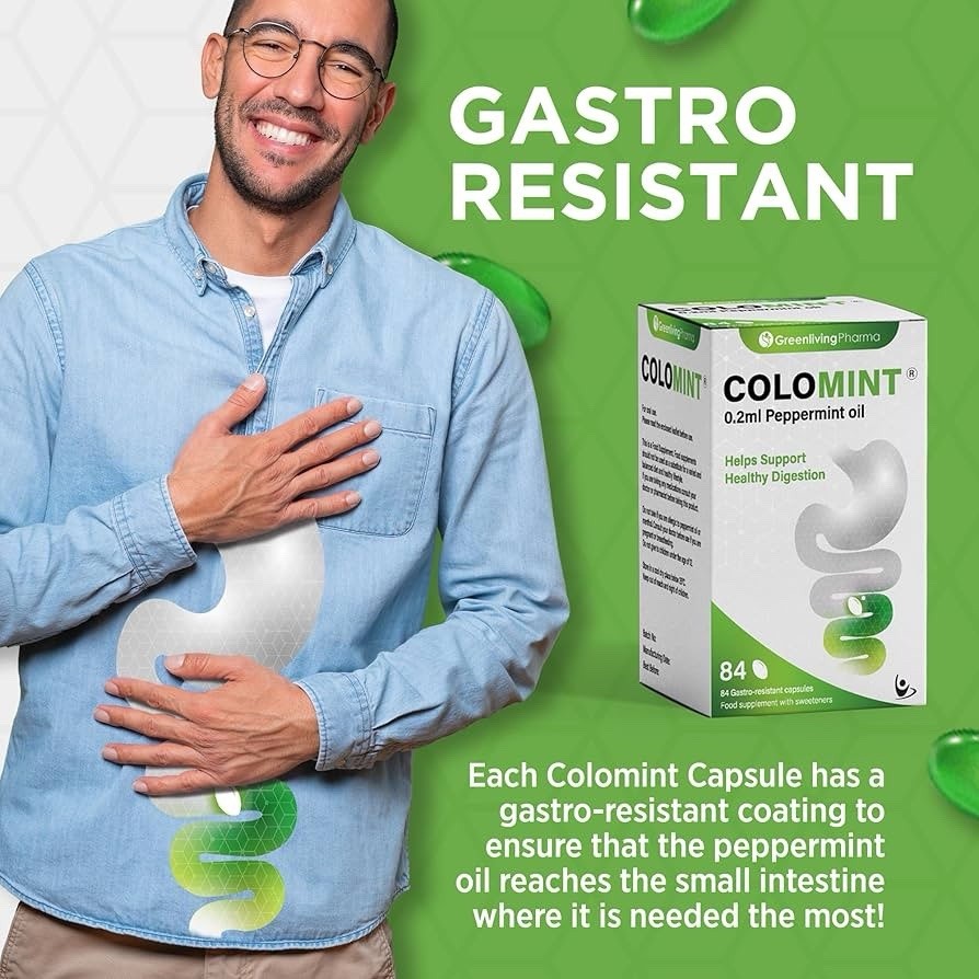 Colomint Peppermint Oil 0.2ml Enteric Coated Capsules 84 Capsules