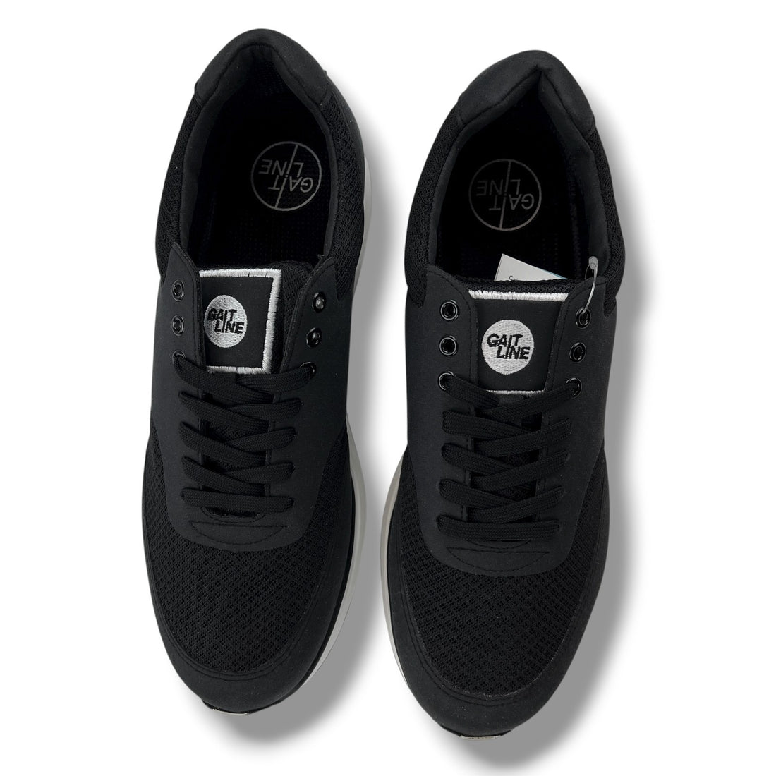 Gaitline Unisex Black / White Arch Support Orthopedic Shoes