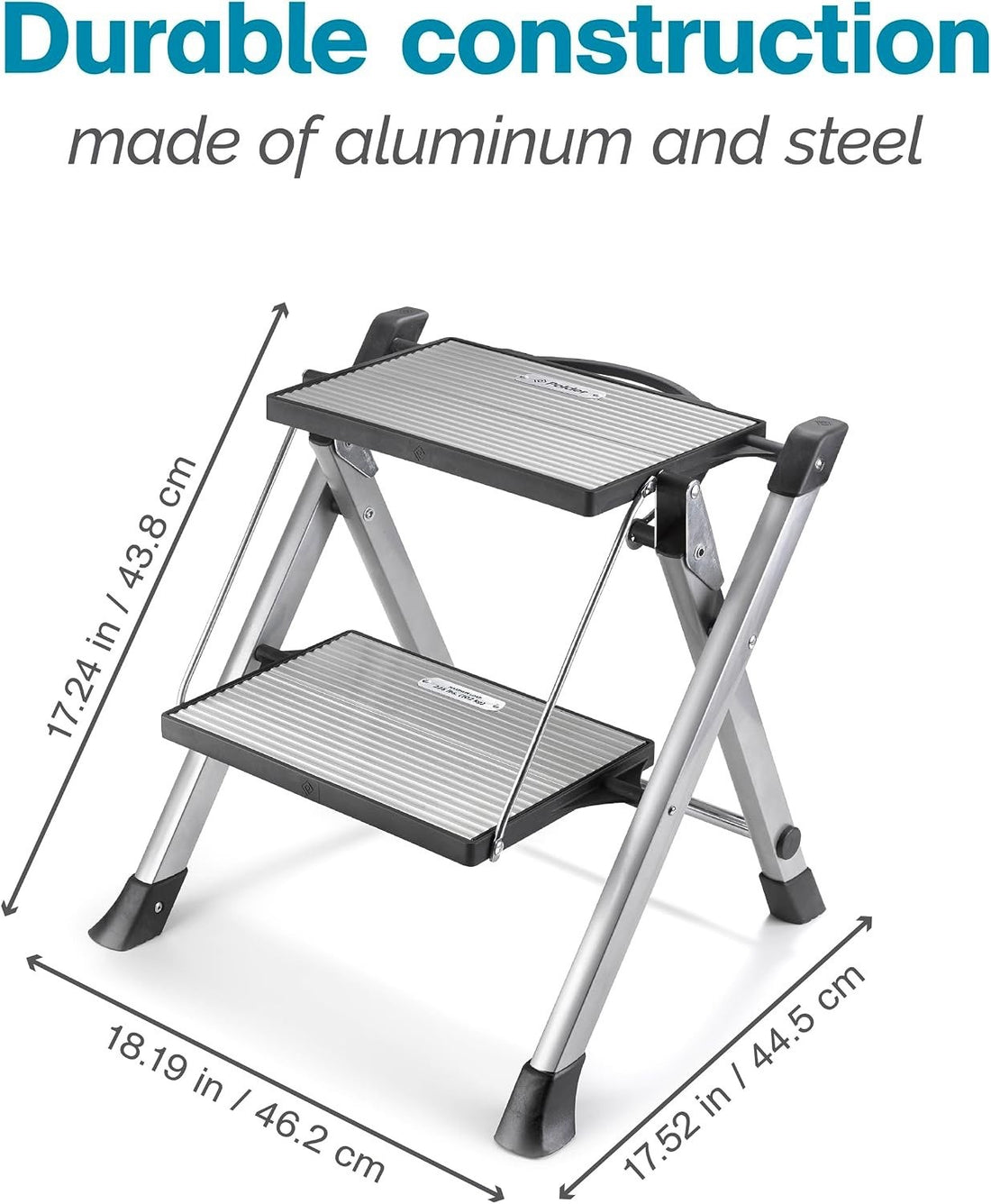 Polder Easy Close 2 Step Folding Ladder Step Stool