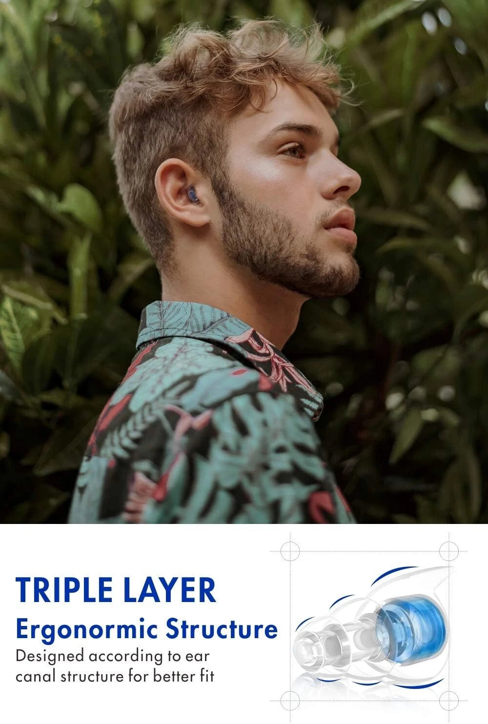 Eargrace High Fidelity Concert Ear Plugs - 2 Pairs - Hearing Protection