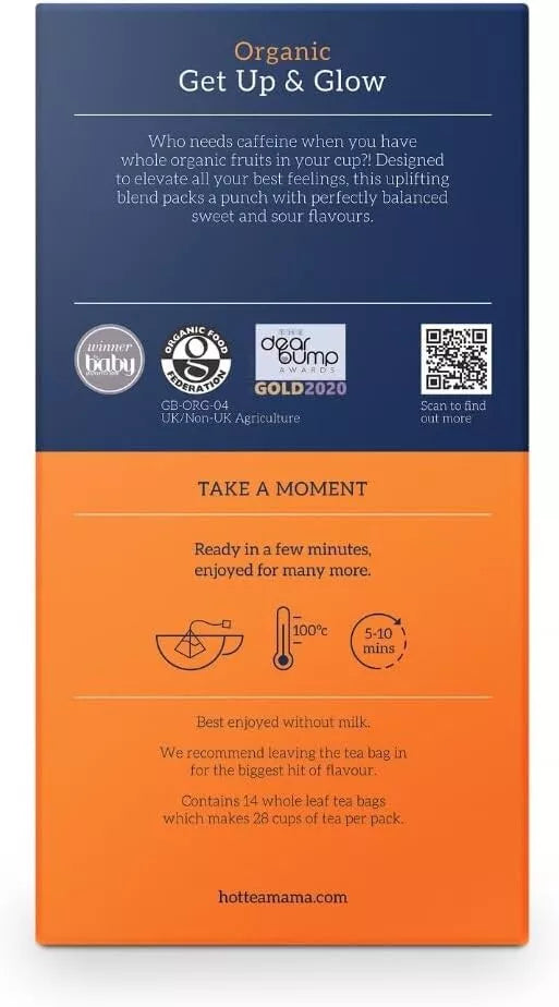 Hottea Mama Pregnancy Tea Get Up And Glow - Caffeine Free